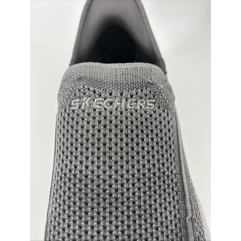 Skechers Hands Free Slip-ins Garza Brent Shoes Men's 10.5 Charcoal Grey Loafers - Picture 13 of 15